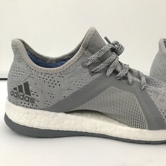 Adidas Pure Boost X Element Gray Running Shoes - Picture 4 of 8